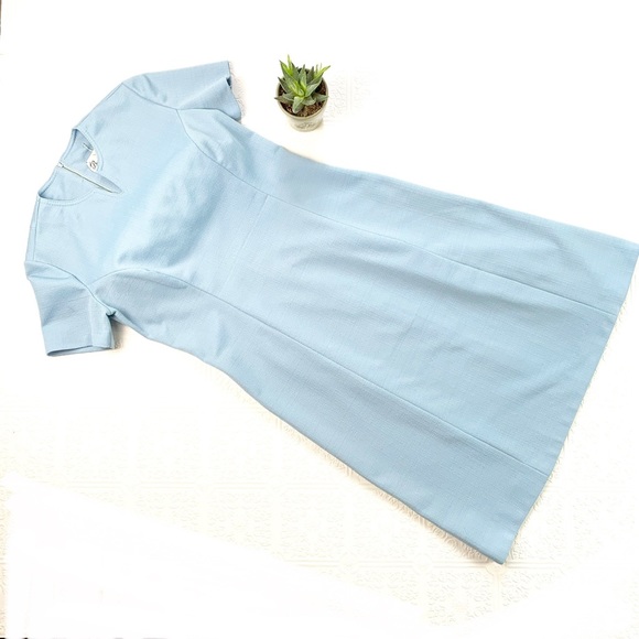 Butte Knit Dresses & Skirts - Vintage Butte Knit Light Blue Dress SZ